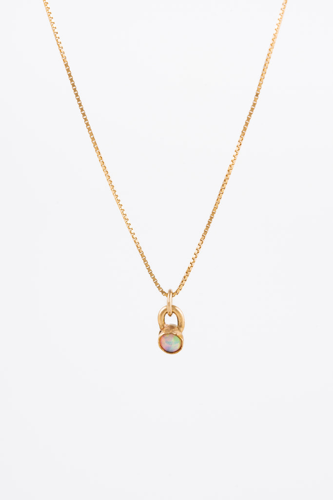 Mini Gold Stone Necklace