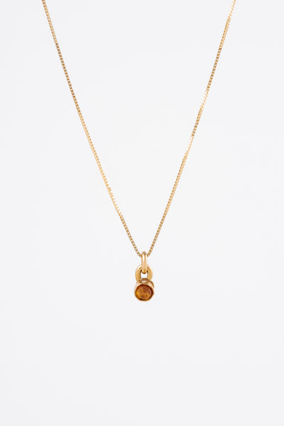 Mini Gold Stone Necklace
