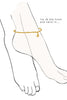Gold Anklet Bangle
