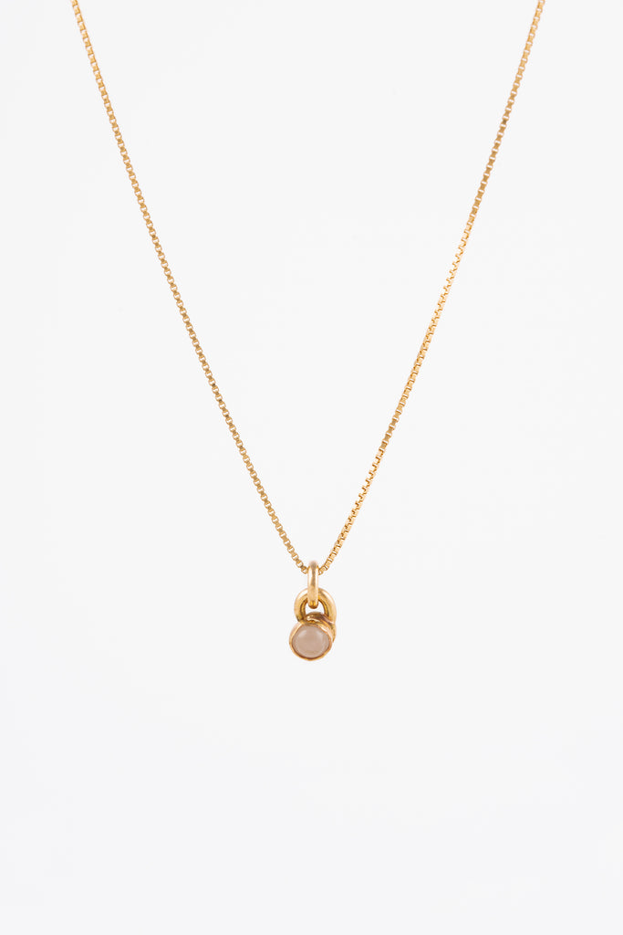 Mini Gold Stone Necklace
