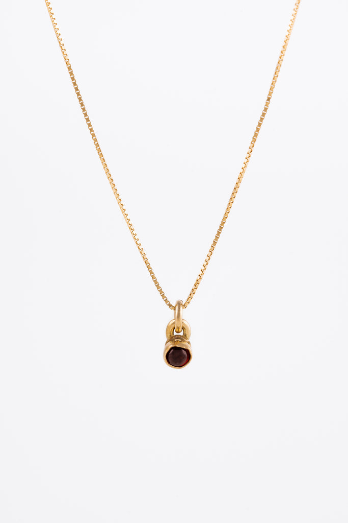 Mini Gold Stone Necklace