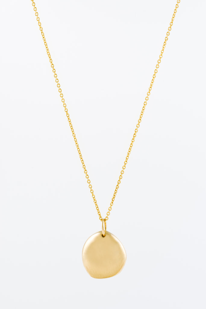 Gold Single Rock Necklace