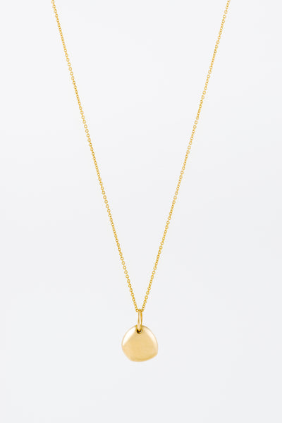 Gold Single Rock Necklace