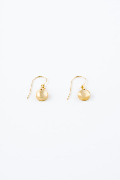 Mini Gold Rock Earrings